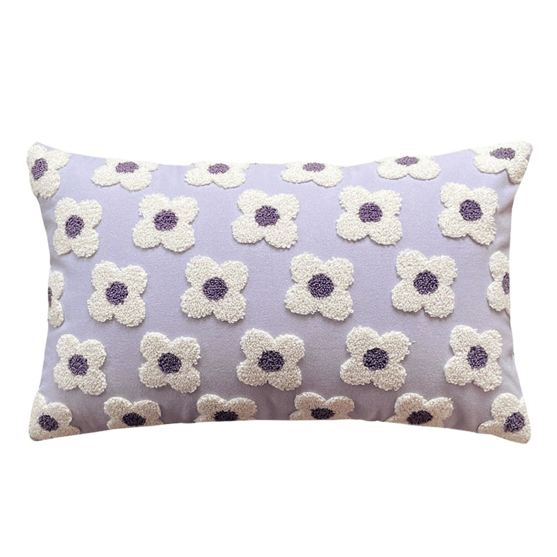 YOULI Cedric Plush Velvet Daisy Accent Pillow from YOULI