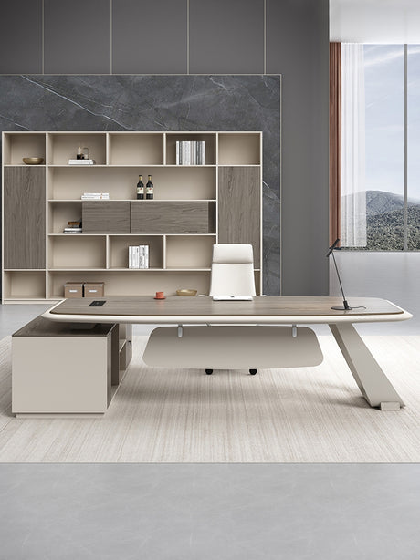 MUTINI Santiago Sleek Ergonomic Office Desk Combo from MUTINI