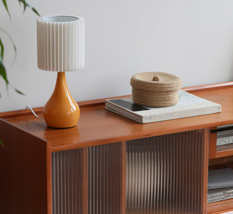 HANKE Marcellus Retro Cherry Wood Medium TV Cabinet Solid Modern Design from HANKE