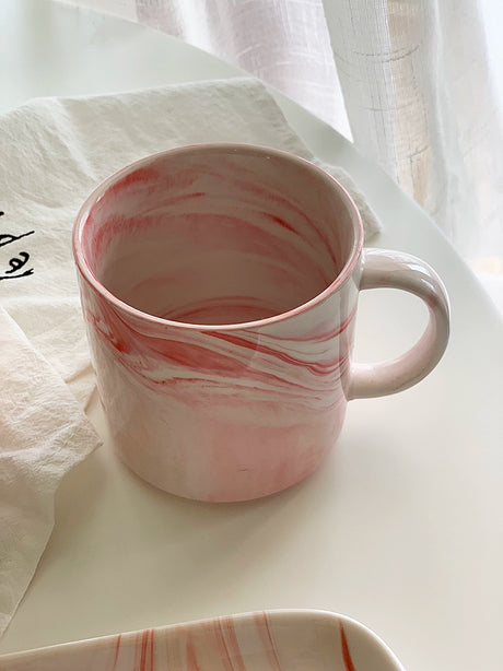 YASUKI Jasper Elegant Nordic Marble Ceramic Cup from YASUKI