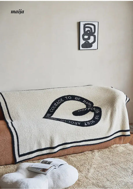 Heart Shaped Blanket from momo's talk
