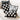 YOULI Laurent Chic Black Woven Pillow Sofa from YOULI