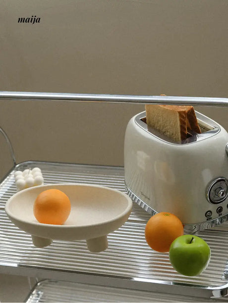 Three-Legged Ceramic Fruit Bowl from maija
