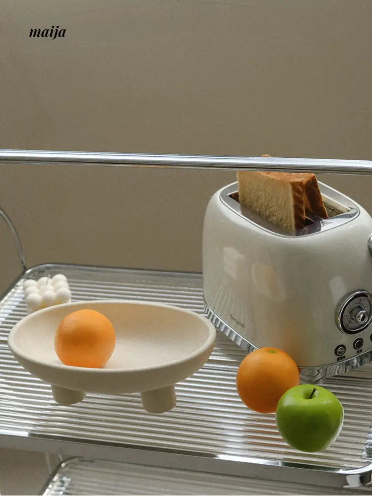 Three-Legged Ceramic Fruit Bowl from maija