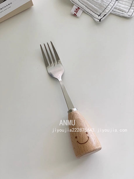 YASUKI Seraphina Charming Natural Wood Cutlery Set from YASUKI