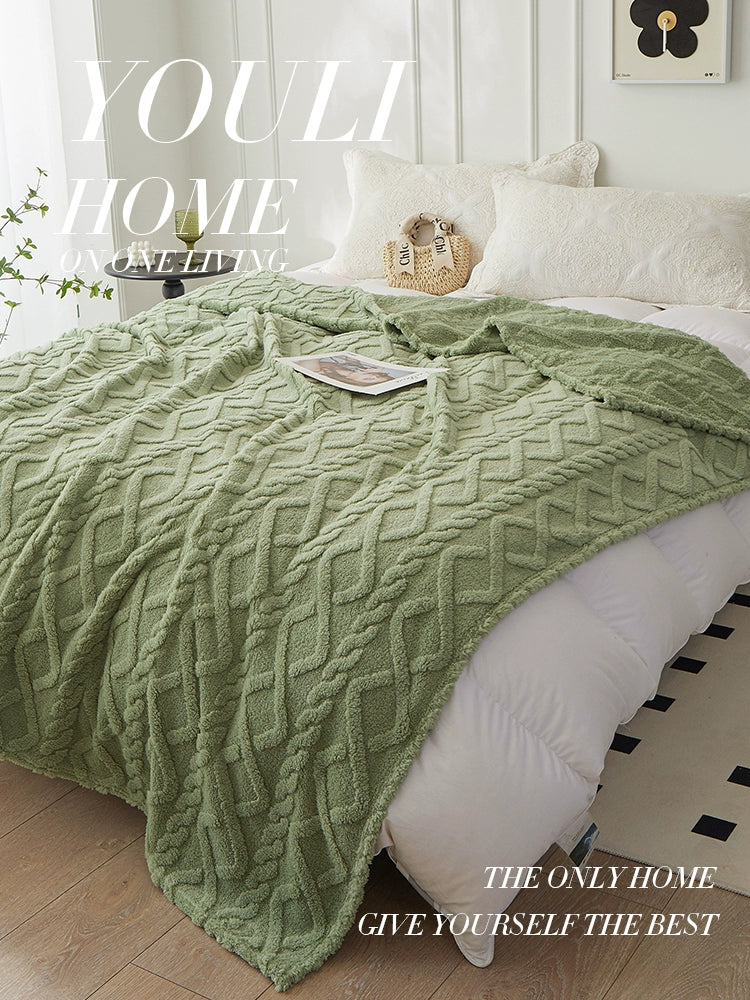 YOULI Oliver All-Season Non-Slip Plush Sofa Duvet from YOULI