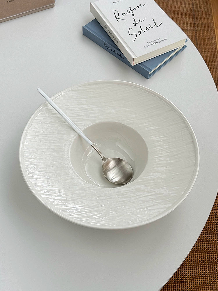 YASUKI Eleanor Elegant Nordic Stoneware Soup Bowl from YASUKI