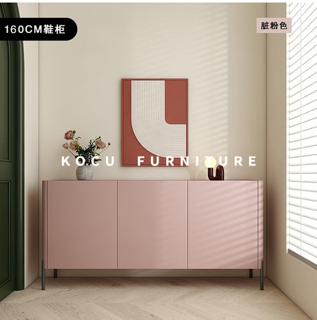 KOCU HOME LORETO Solid Wood Double Door Minimalist Shoecabinet from KOCU HOME