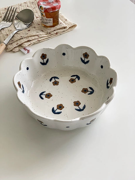 YASUKI Cedric Rustic Glaze Ceramic Bowl from YASUKI