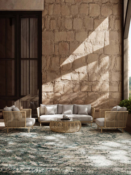 DIME GARDEN Isolde Chic Outdoor Coffee Table Set from DIME GARDEN