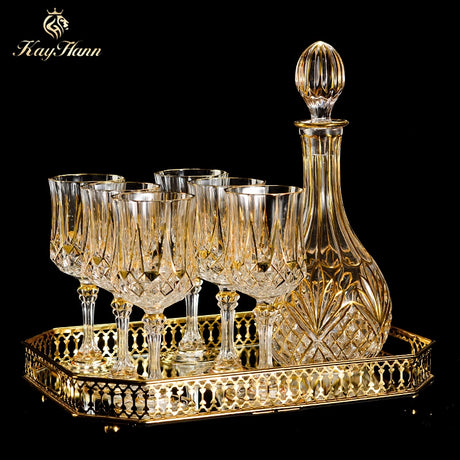 Spar Diamond Wine Glasses from JINSHAN