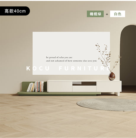 KOCU HOME Alaric Sleek Solid Wood TV Cabinet Set from KOCU HOME