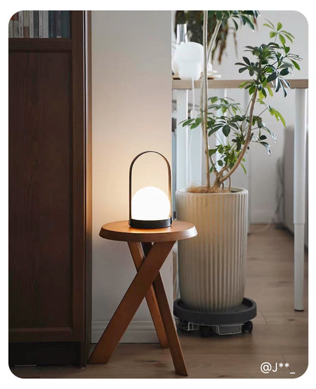 HANKE Zephyra Sleek Natural Wood Minimalistic Coffee Table from HANKE