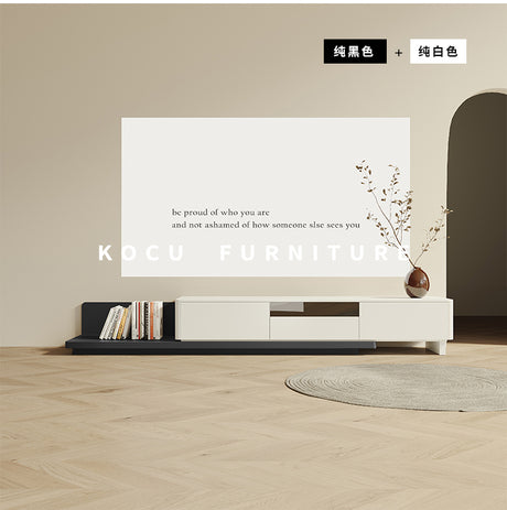 KOCU HOME Alaric Sleek Solid Wood TV Cabinet Set from KOCU HOME