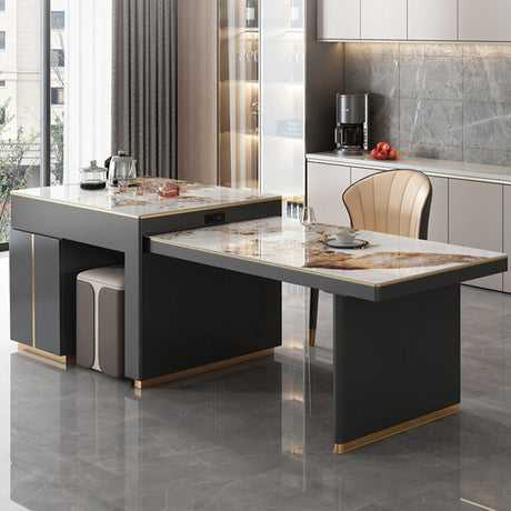 QUANMU Santiago Modern Lightweight Luxury Dining Table from QUANMU