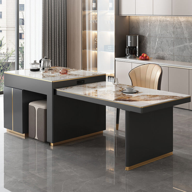 QUANMU Santiago Modern Lightweight Luxury Dining Table from QUANMU