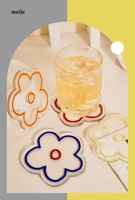 Flower Acrylic Coaster from maija