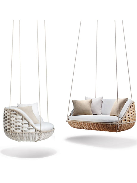 DIME GARDEN Elowen Cozy Stylish Hanging Basket Rocker from DIME GARDEN
