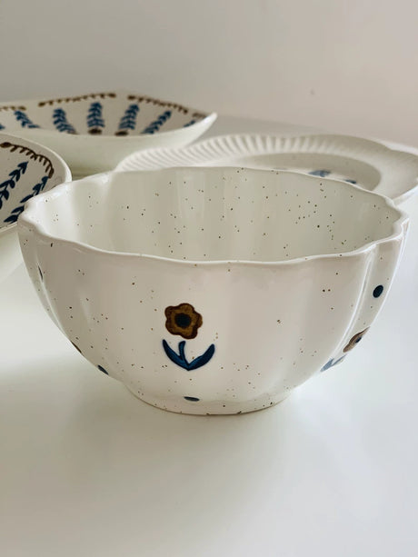 YASUKI Cedric Rustic Glaze Ceramic Bowl from YASUKI