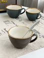 YASUKI Evangeline Vintage French-Inspired Ceramic Tea Cup from YASUKI