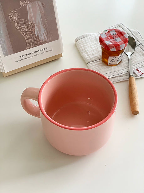 YASUKI Arabella Fuchsia Capacious Ceramic Coffee Mug 300ml from YASUKI