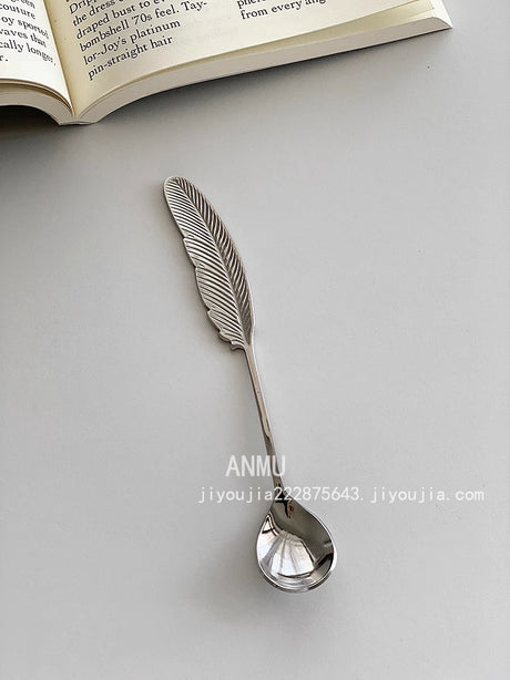 YASUKI Eleanor Elegant Stainless Steel Mixing Stick & Dessert Fork from YASUKI