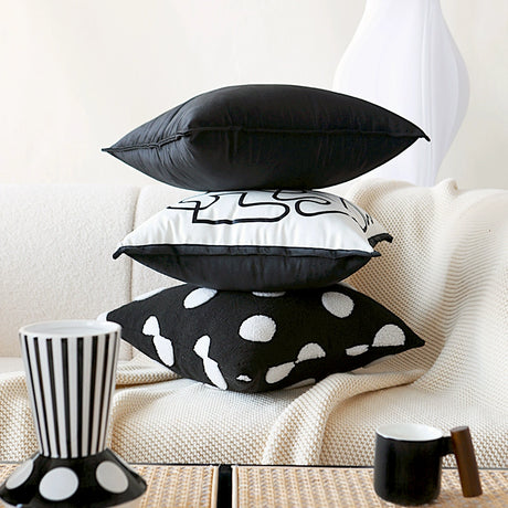 YOULI Jasper Luxe White Line Pillow Set from YOULI