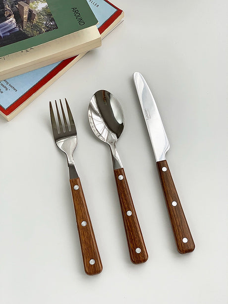 YASUKI Jinwoo Elegant Vintage Spoon - Stainless Steel Kitchenware from YASUKI