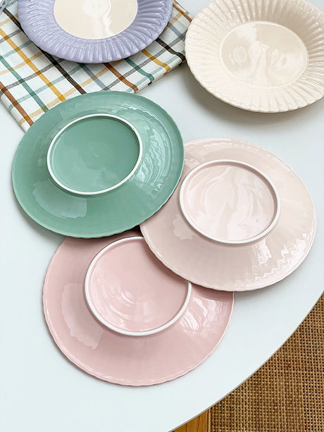 YASUKI Jasper Delicate INS Lace Dessert Plate from YASUKI