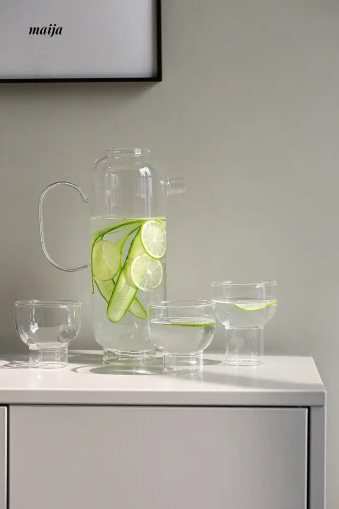 Moyu Glass Jug with Cup Set from maija