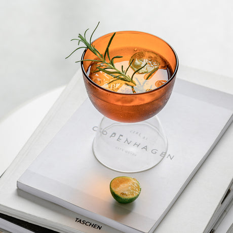 MOMO'S TALK Haruki Elegant Insulated Colorful Glass Cup from MOMO'S TALK
