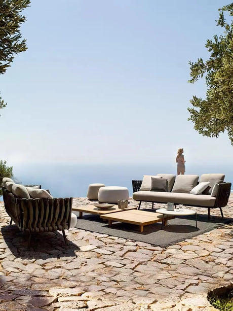 RATTAN SPACE Alhambra Waterproof Nordic Garden Chair Set from RATTAN SPACE