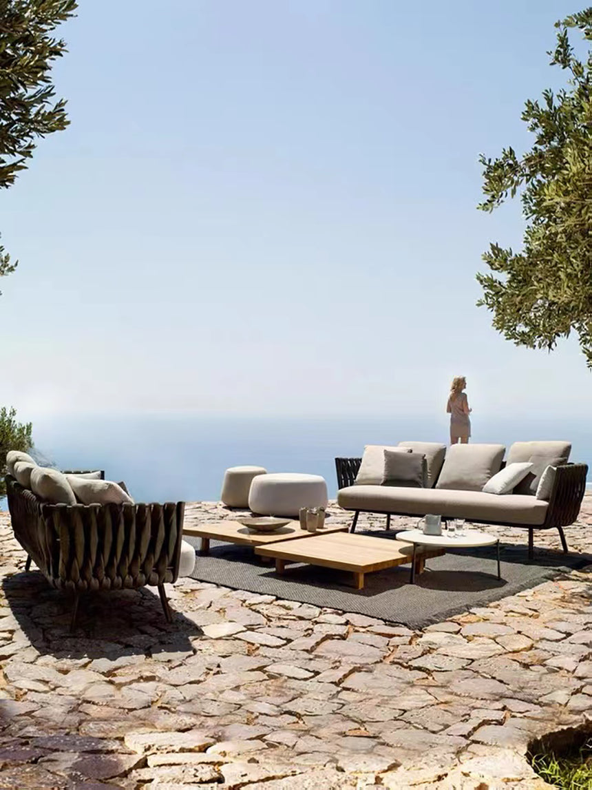 RATTAN SPACE Alhambra Waterproof Nordic Garden Chair Set from RATTAN SPACE