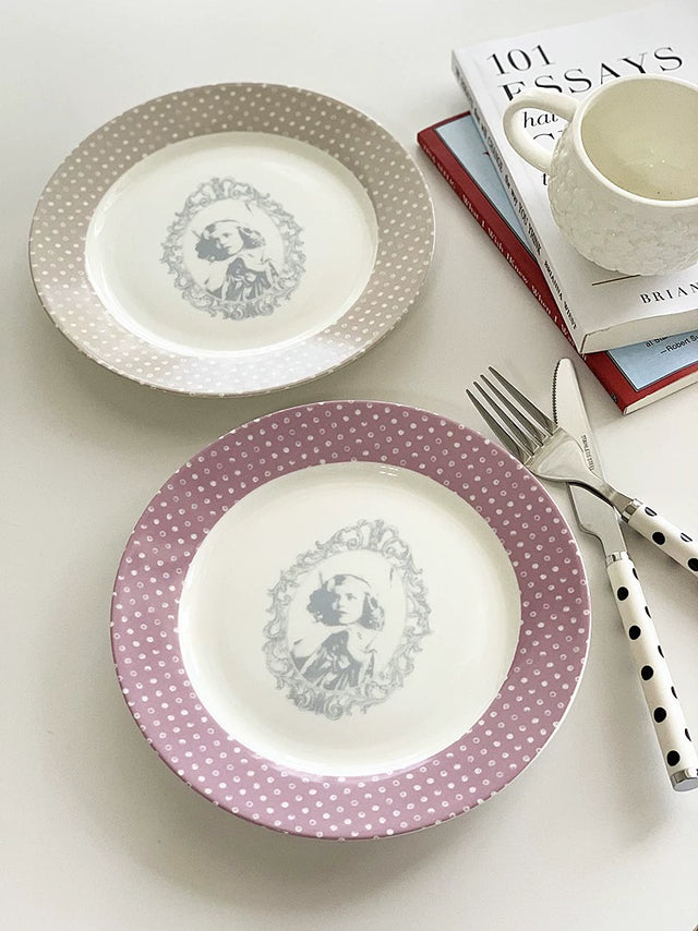 YASUKI Elowen Elegant Ceramic Dinner Plate from YASUKI