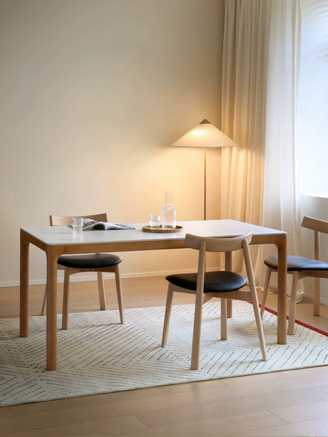 JINYI Elowen Minimalist Solid Wood Dining Set from JINYI