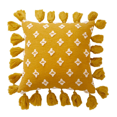 YOULI Cedric Plush Velvet Daisy Accent Pillow from YOULI