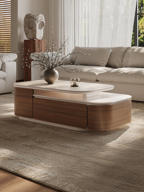 QUANMU Santiago Elegant Retractable Coffee Table from QUANMU
