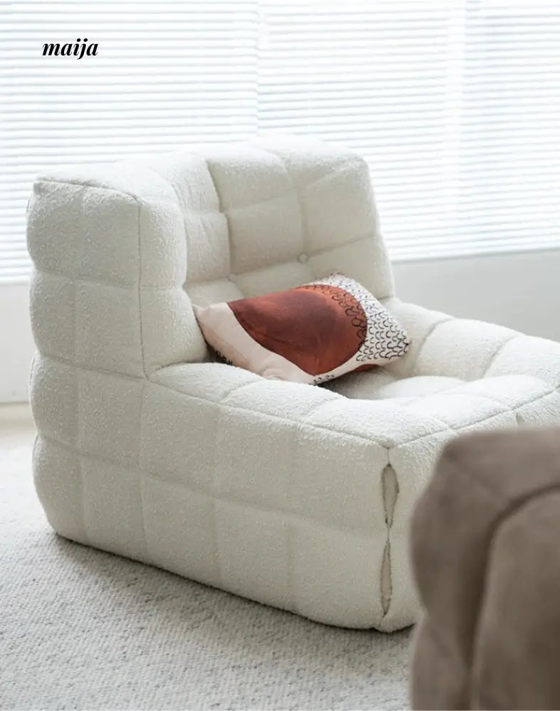 Akira Waffle Lounge Chair from Mukeqi