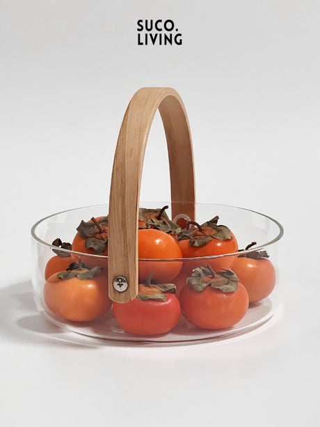 SUCO Islington Elegant Transparent Glass Basket Set from SUCO
