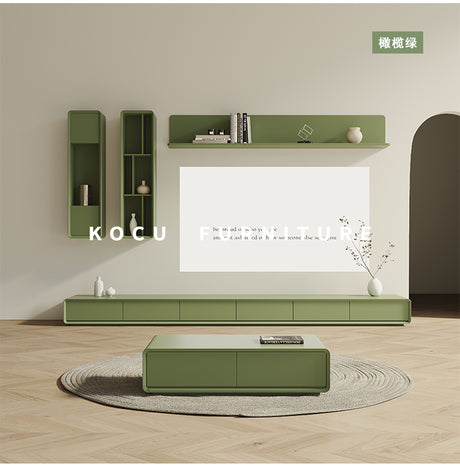 KOCU HOME Isolde Minimalist Customizable TV Cabinet Coffee Table Combination from KOCU HOME