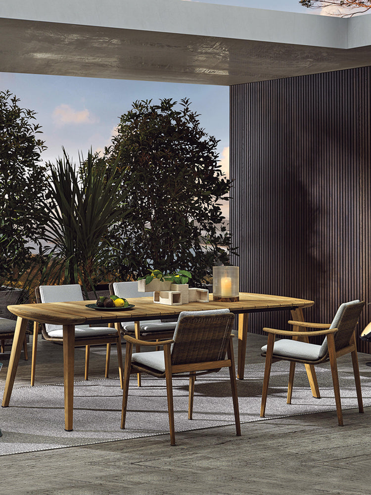 DIME GARDEN Lysander Elegant Nordic Outdoor Table Set from DIME GARDEN
