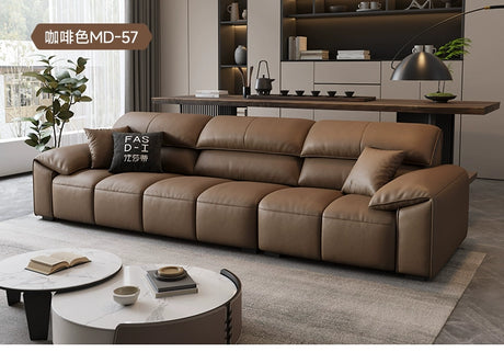 FASATI Oliver Chic Minimalist Leather Sofa from FASATI