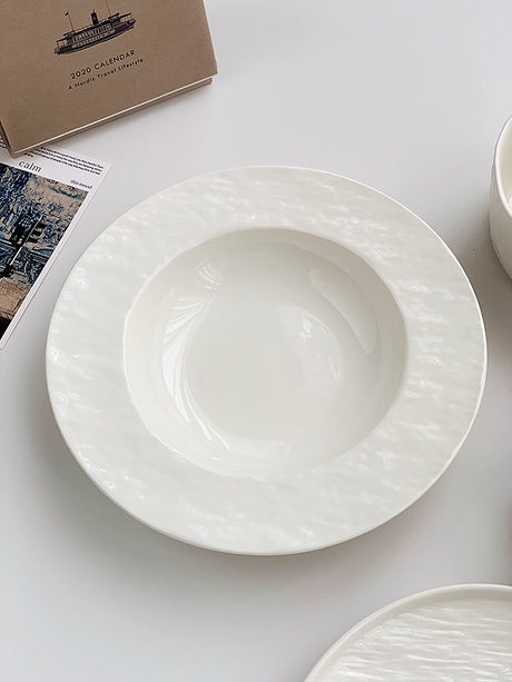 YASUKI Eleanor Elegant Nordic Stoneware Soup Bowl from YASUKI