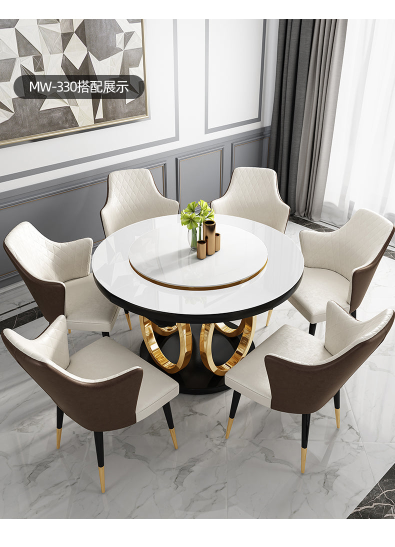 QUANMU Seraphina Elegant Italian Retro Dining Chair from QUANMU