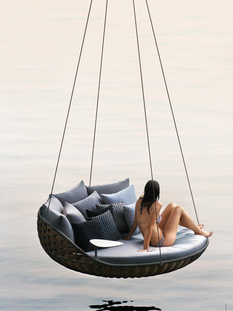 DIME GARDEN Elowen Cozy Stylish Hanging Basket Rocker from DIME GARDEN