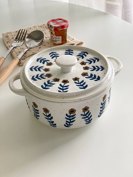 YASUKI Cedric Rustic Glaze Ceramic Bowl from YASUKI