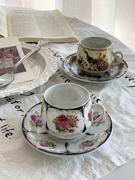 YASUKI Jonathan Vintage Chic Ceramic Tea Cup from YASUKI