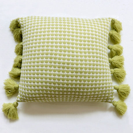 YOULI Santiago Mint Knitted Cozy Pillowcase from YOULI