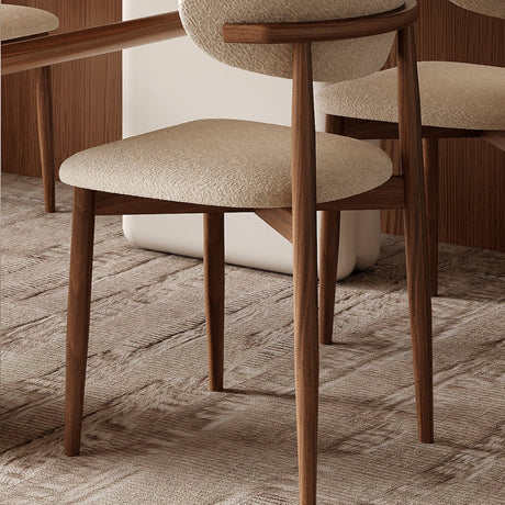 QUANMU Selah Elegant Cream Oval Dining Table from QUANMU