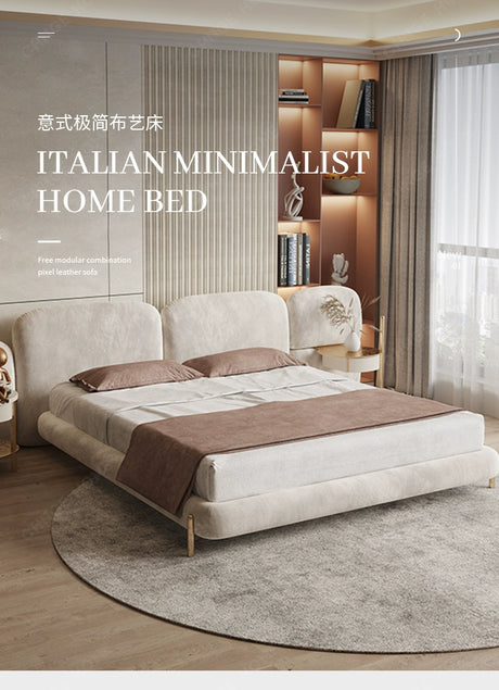 CH Leonardo Elegant Minimalist Stone Bed from CH